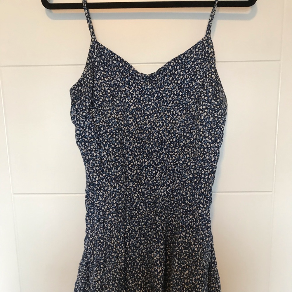 Floral Spaghetti Strap, Fit and Flare Dress